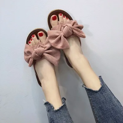 Детские тапочки; обувь для детей; летняя обувь для девочек; коллекция года; большие размеры - Цвет: Розовый