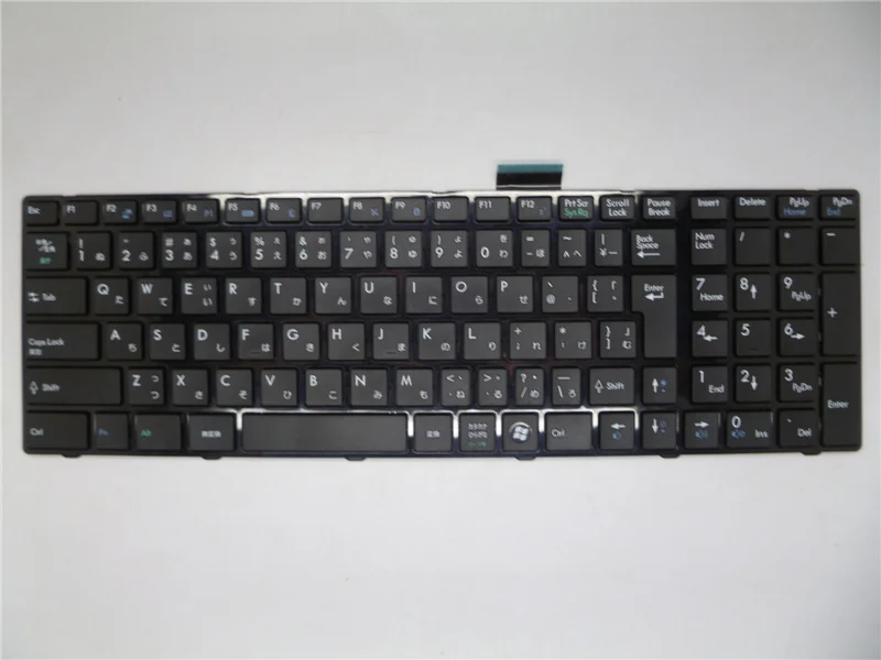 

Laptop keyboard for MSI GT780 black JP Japanese with black frame&backlit V123322AJ1 JA