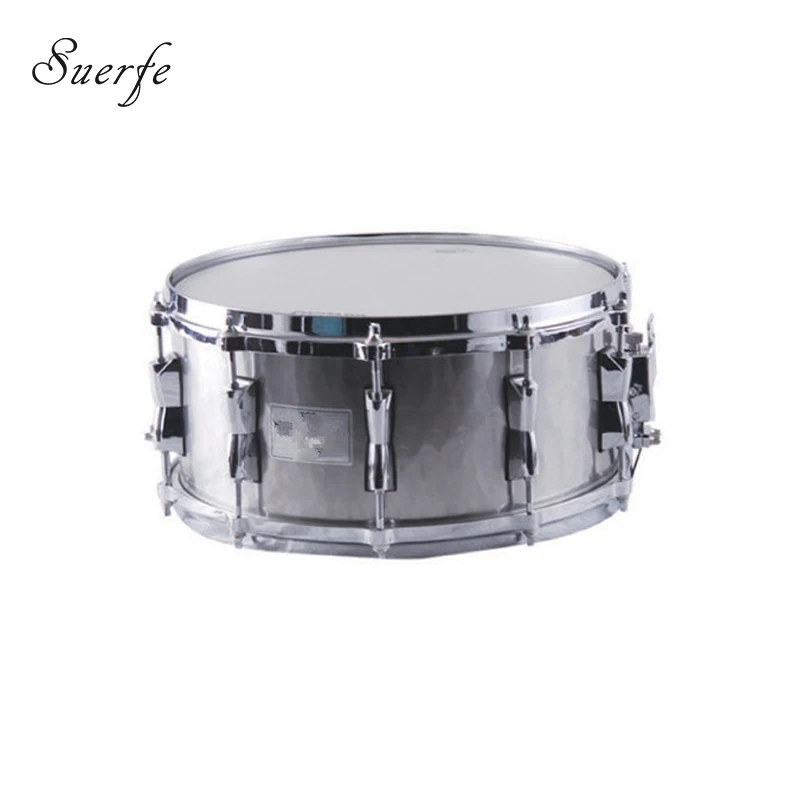 1"* 6,5" Snare барабан из нержавеющей стали, барабаны с литым кольцом, ударные инструменты