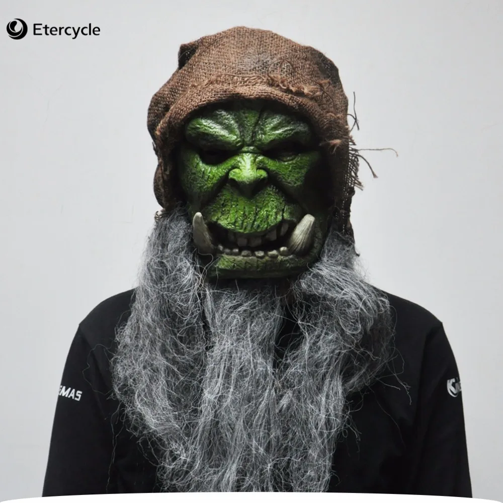 Маска для Хэллоуина world of orc маска гулдана качественная силиконовая ужаса