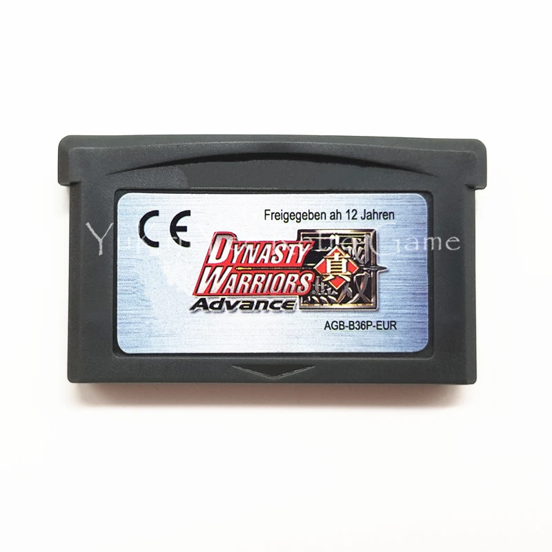 

Dynasty Warriors Advance Video Game Memory Cartridge Card for 32 Bit Console Accessories EU Sticker Version
