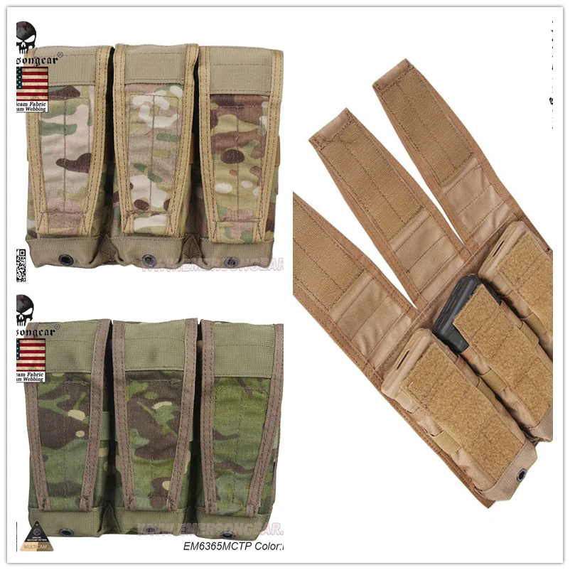 Emersongear CP стиль откидной Тройной Журнал Сумка боевой Эмерсон модульная Магнитная