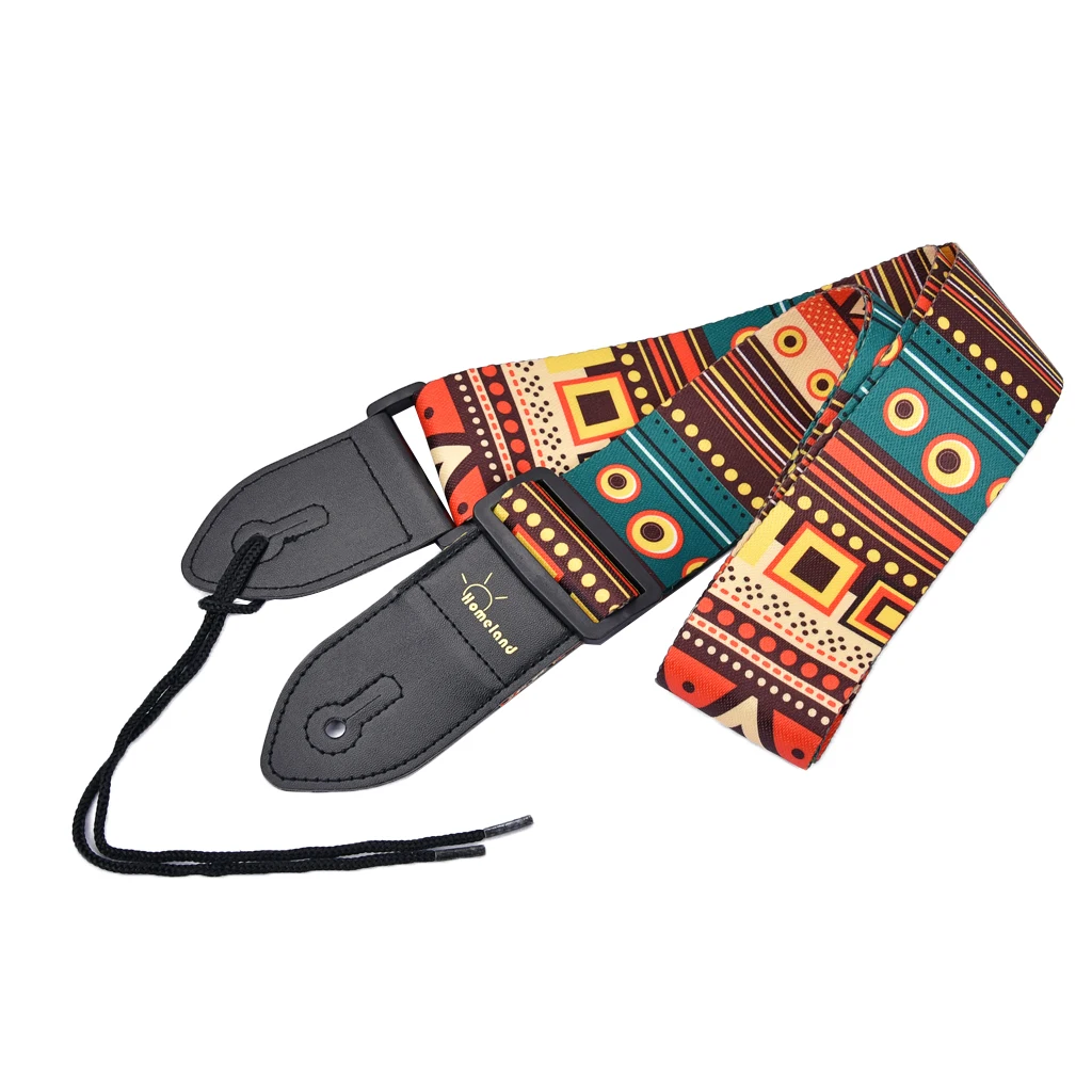 

Adjustable Auto Colorful Pattern Comfortable Strap Guitar Parts for Bass Guitar Mantuolin Accessory