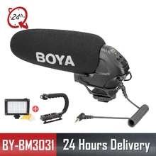 BOYA BM3031 фотография интервью дробовик микрофон для Nikon Canon DSLR камера DV видеокамера для Vloggers/Videomaker