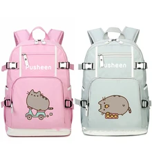 Рюкзак Оксфорд с рисунком кота, катания на коньках, воздушных шаров, печенья, сумка для ноутбука, школьная сумка для девочек, сумка на плечо, дорожная сумка, подарок для мальчиков и девочек