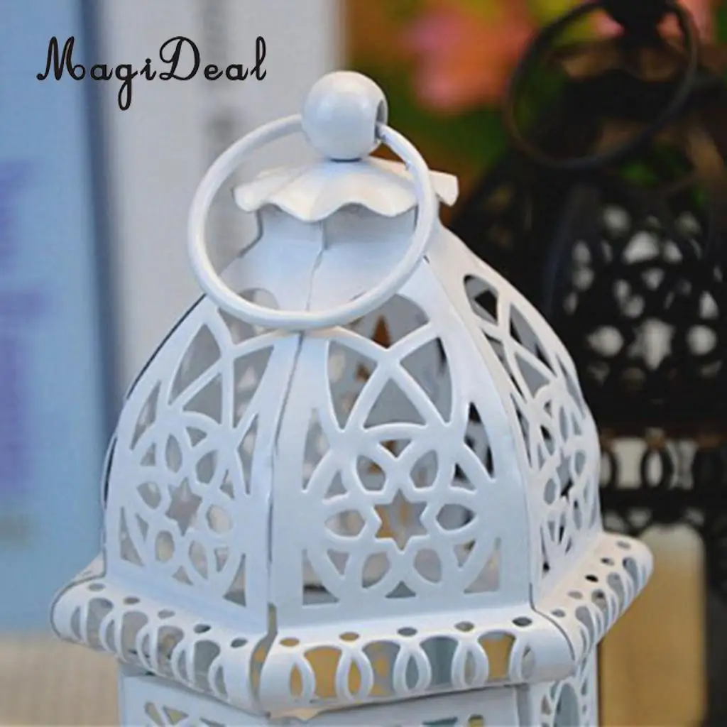 Vintage Moroccan Style Candle Lantern Tealight Candle Holder Indoors Outdoors Events Party Christmas Wedding Decor