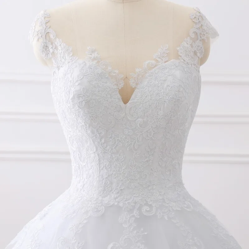 Бальное платье свадебные платья для женщин 2020 свадебное размера плюс - Фото №1