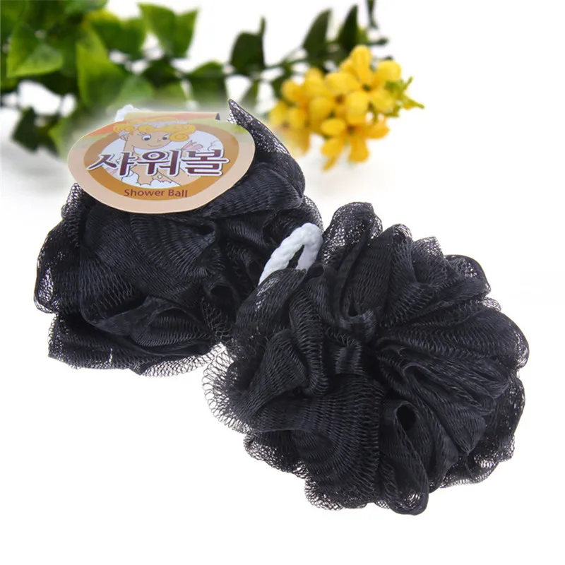 1pc Bamboo Charcoal Bath Ball/Bath Sponge/Bath Flower Head Body Shower