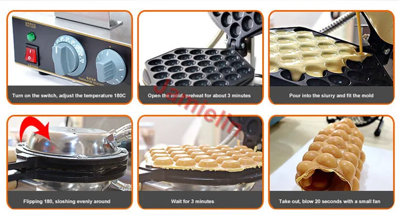 egg waffle operation