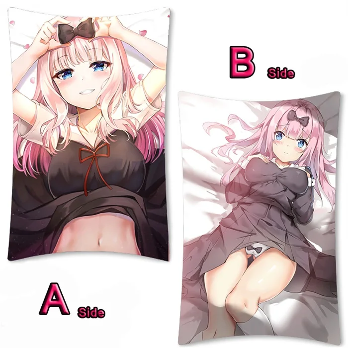 Аниме Kaguya-sama: Love Is War Shinomiya Kaguya Fujiwara Chika Dakimakura длинная подушка для объятий Чехол Наволочка 2WAY 35x55 см - Цвет: 18