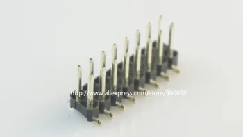 

100pcs 2x8 P 16 pin 2.54 mm SMT Pin Header Male dual row surface mount PCB Tin Rohs Reach two rows No locator peg cut by hand