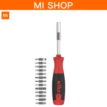 Authentic Xiaomi Wiha Each day Use Screw Driver Package 26-in-1 Precision Magnetic Bits with Hidden Journal Magic Kits