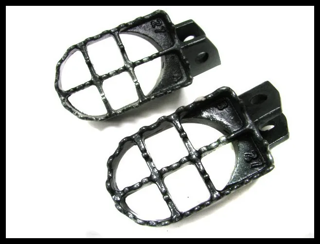 Серые мотоциклетные стальные подножки для Yamaha YZ 80 125 250 500 YZ125 WR 200|footpeg|footpegs motorcycle |