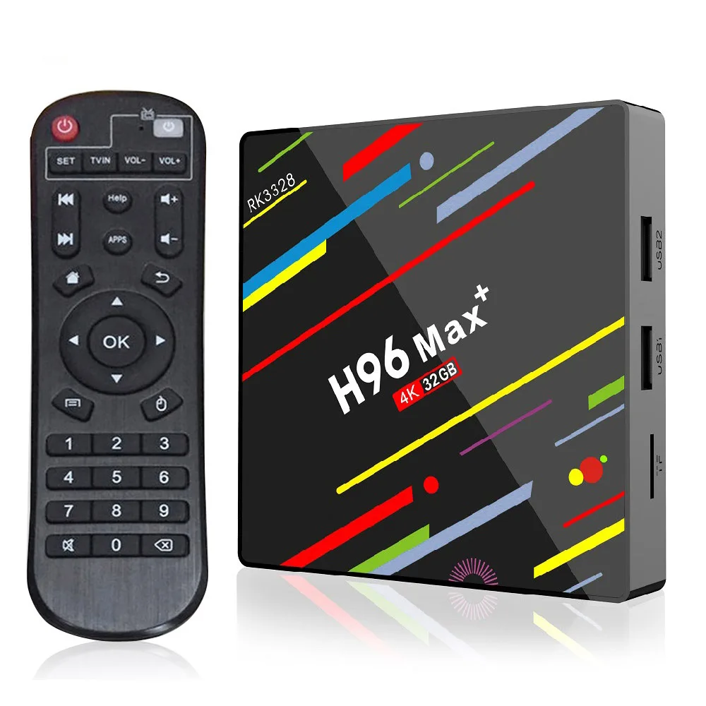 

2018 H96 MAX Plus TV Box Android 8.1 Smart Set top box Rockchip RK3328 4GB 32GB USB3.0 H.265 4K Netflix PK T9 HK1