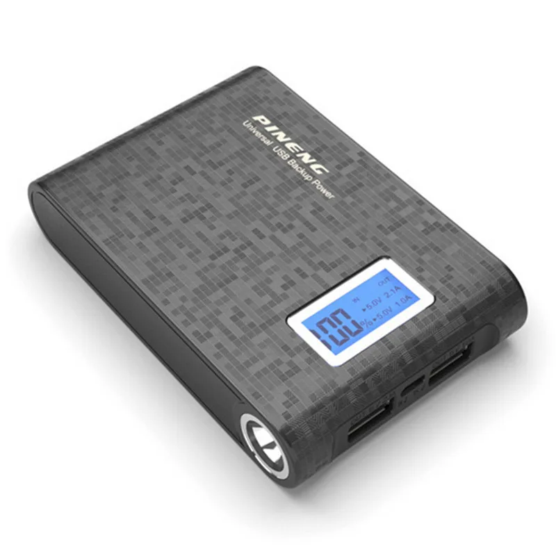 imágenes para Original pineng pn-913 10000 mah powerbank banco de la energía 18650 cargador portátil de batería externa recargable batterie externe imágenes para Original pineng pn-913 10000 mah powerbank banco de la energía 18650 cargador portátil de batería externa recargable batterie externe