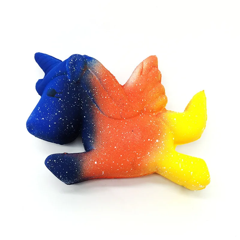 Jumbo Kawaii Squishy Slow Rising Unicorn Soft Colorful Squishy Animal Big Squishy Squeeze Fun Antistress Toy For Children Adult 6