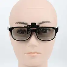Высококачественные очки на зажиме 3D очки делают глаза видеть 3D эффект кино пассивный Телевизор с очками коробка