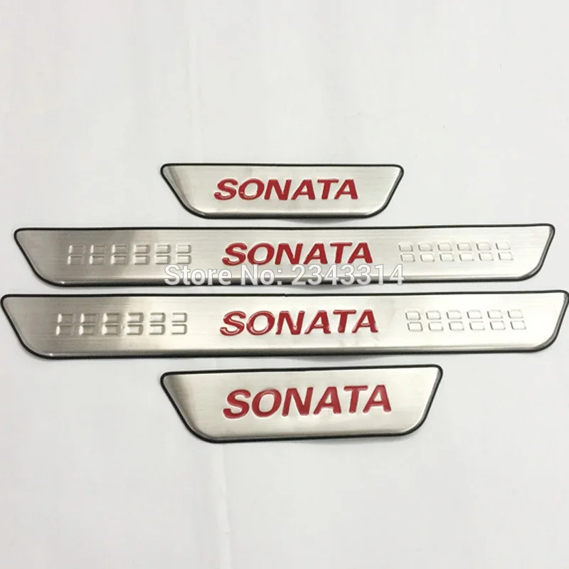 For-2015-2016-Hyundai-Sonata-Stainless-Scuff-Plate-Door-Sill-Protector-Trim-Kick-Guard-Pedal-Cover (2)