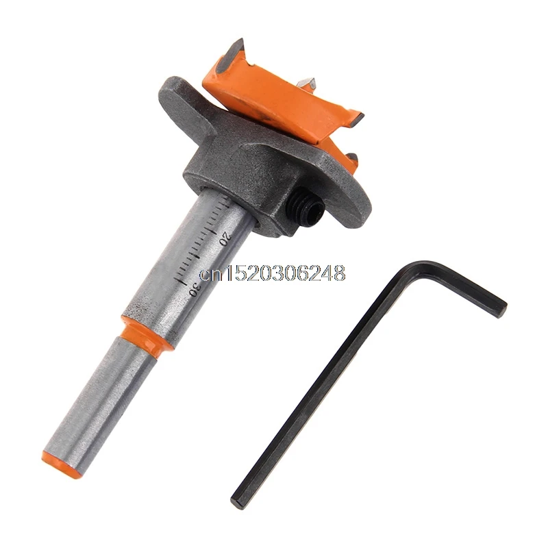 1 Set Woodworking Drill Bit 35mm Cemented Carbide Cutter Wood Drilling font b Power b font