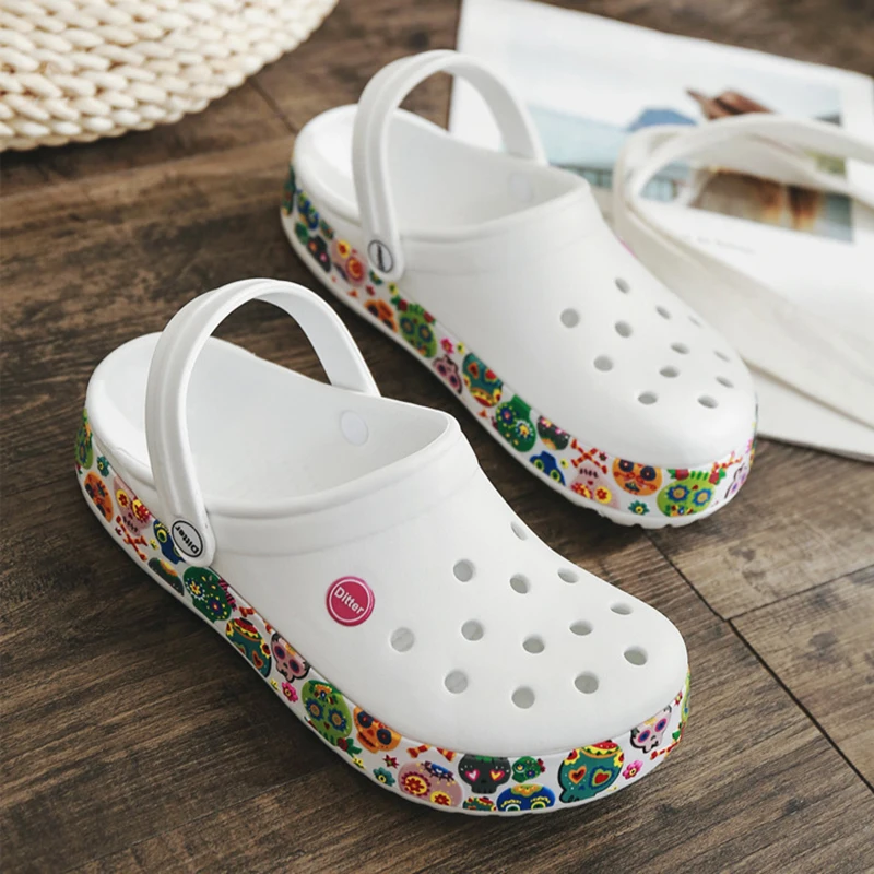 

Summer Women's Mules Clogs Girls Garden Sandals Shoes Sweet Candy Color Clog Slippers For Women