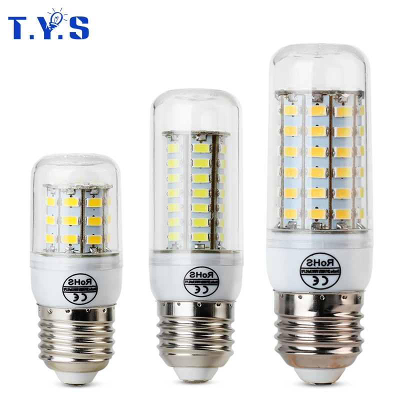 2018 High Lumens LED Bulb 24/30/38/48/56/69LEDs Led Lamp E14 220V