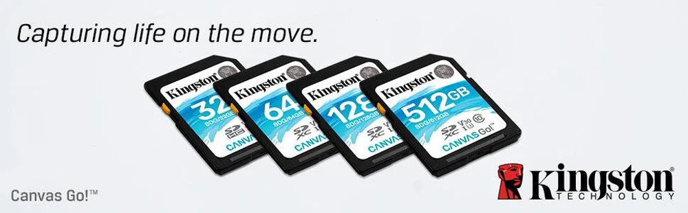 Карта памяти kingston SDG SD 90 МБ/с./с, класс 10, UHS-I, 32 ГБ, 64 ГБ, 128 ГБ, 512 ГБ, карта памяти SDG/XGB, SDHC/SDXC, карт для камеры Canvas Go