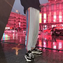 Fashion Casual Men's Pants Pants Spring And Autumn New M-2XL Stitching Loose Casual Pants Three-color Personality Youth Popular Fashion Casual Men's Pants Pants Spring And Autumn New M-2XL Stitching Loose Casual Pants Three-color Personality Youth Popular