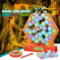 Сотовые кубики сохранить пчелу настенные игры стучки на блоке настольная игрушка для детская доска подарок для игры рождество