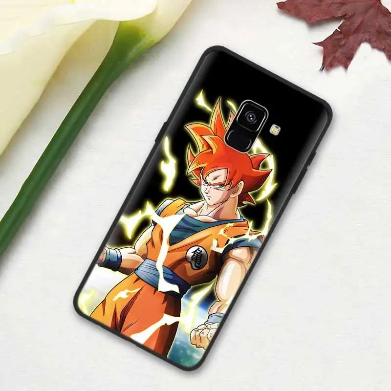 Черный мягкий силиконовый чехол для Samsung Galaxy A7 A70 A50 A40 A30 A20 A10 A8 A9 A6 плюс звезда A20E фигурка из аниме «Жемчуг дракона» мяч