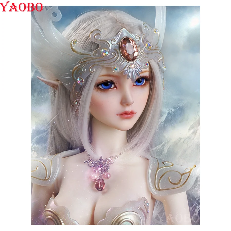 

5D Diy Diamond Painting Elf Beauty Square/Round Diamond Cross Stitch Cartoon girl Diamond Embroidery Mosaic decoration home