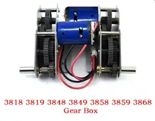 Henglong3818 3819 3838 3839 3878 3889 3908 3918 3938 ect 1/16 tanque RC motores 380 390/engrenagens de aço/aço da caixa de velocidades com motor de 380