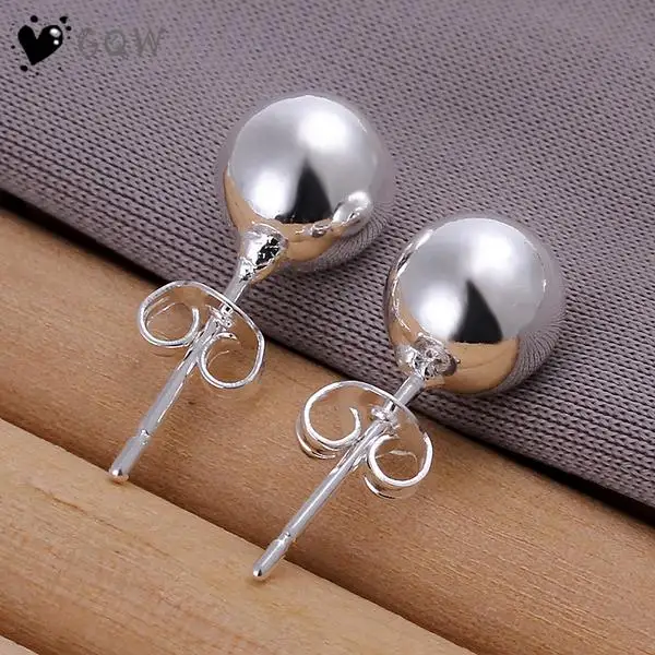 Us 1 55 Whole Lucky Ball Stud Earring 18k White Gold Plated School Season Gift For Students In Earrings From Jewelry Accessories Us 1 55 Whole Lucky Ball Stud Earring 18k White Gold Plated School Season Gift For Students In Earrings From Jewelry Accessories