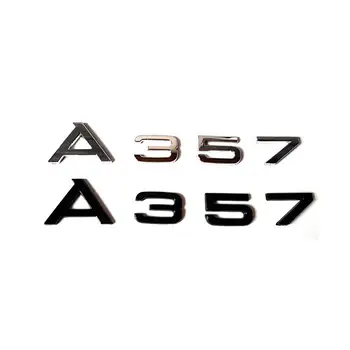 

ABS Chrome Black Color For A3 A5 A7 Rear Back Badge Emblem Sticker