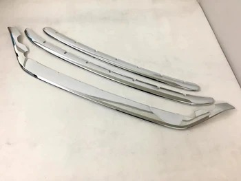 

MONTFORD ABS Chrome Front Bottom Center Grille Frame Cover Trim Protective Frame Car Styling 3Pcs For Honda CRV CR-V 2017 2018