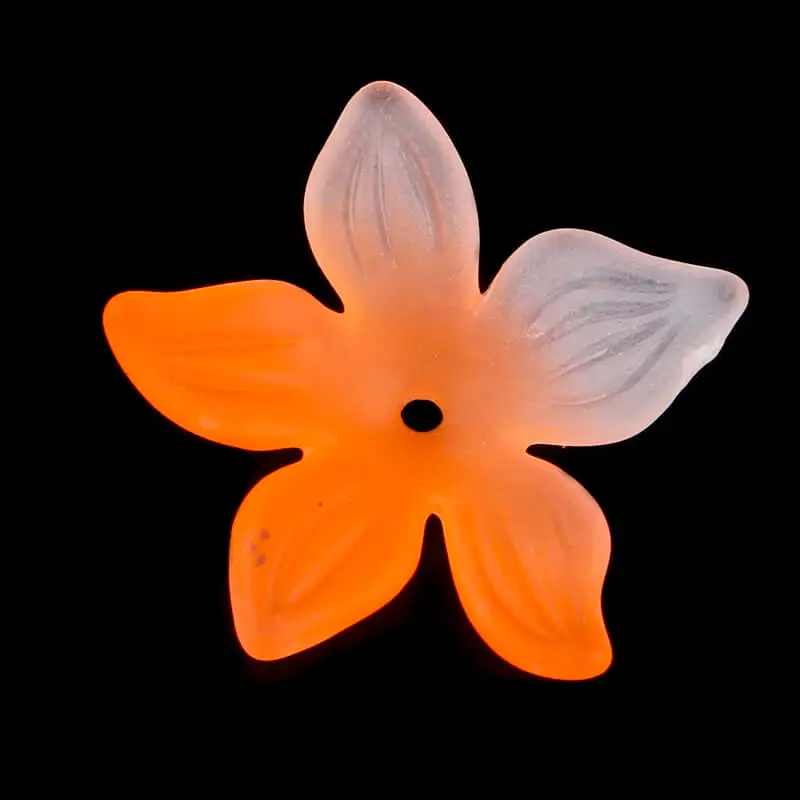 

Flower Hairpin Hair Decoration Material Jewelry DIY Beads Limelight Hairpin Frosted Double-Color Hairline Accessory