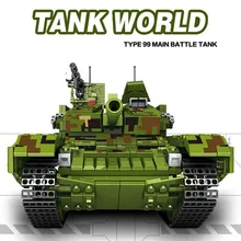 PLS Военная серия Тип 99 основной боевой танк мировая модель строительные блоки наборы Brinquedos кирпичи развивающие игрушки для детей