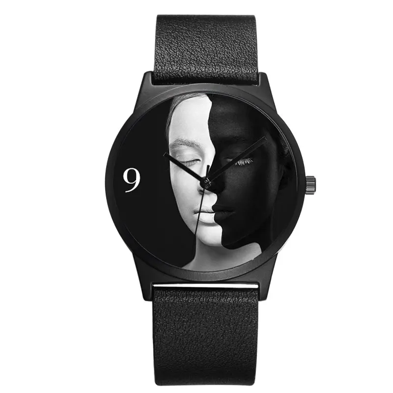 

BAOSAILI 2017 Stylish Figure Printing Wrist Watches Men Women Japan Quartz Movement Fashion Hand Clock Water Resistant Watches