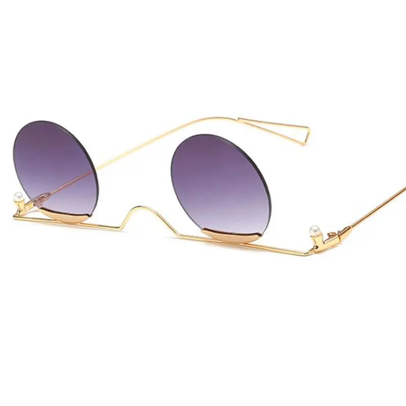 

New Arrival 2019 Punk Mirror Small Round Sunglasses Luxury Brand Fashion Cute Sexy Shades Reflective Designer Female Sun Glasses