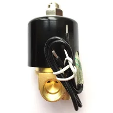 AC220V 3/" bsp латунный нормально закрытый пневматический Соленоидный клапан воздуха воды
