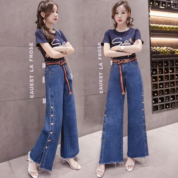 

Casual 2019 Brief 2 Piece Set Women Zip Pocket Letter Vintage Two Piece Set High Waist Single Breasted Fashion Conjunto Feminino