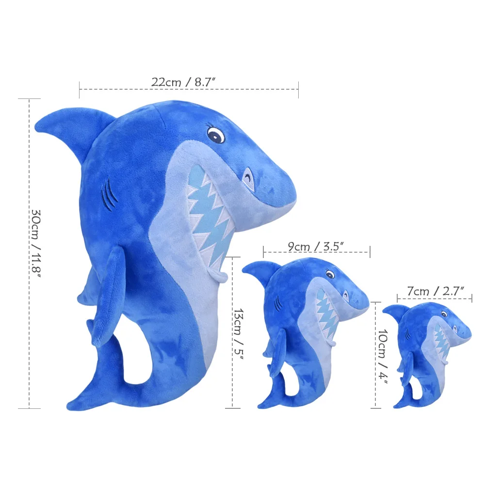 blue shark size information