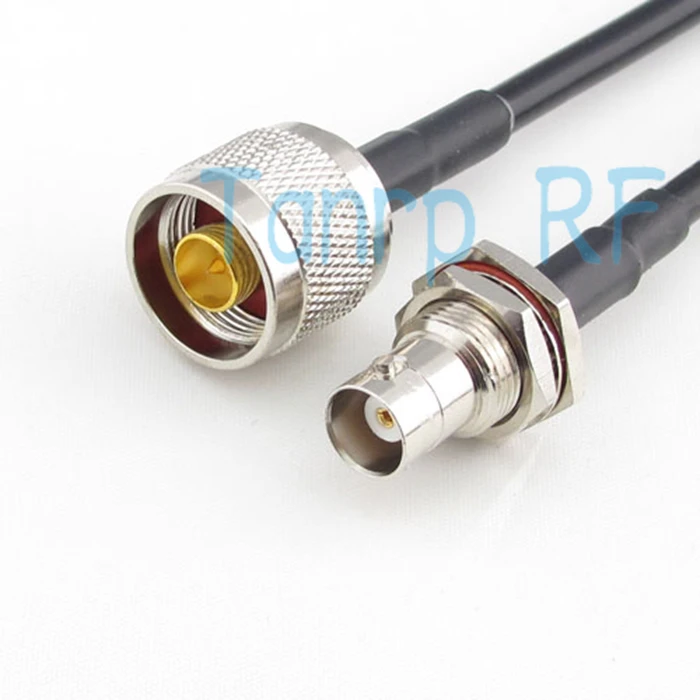 

Freeshipping! 6FEET RF Pigtail coaxial jumper cable N male plug to BNC female jack nut bulkhead RG58 cable200CM Wholesale