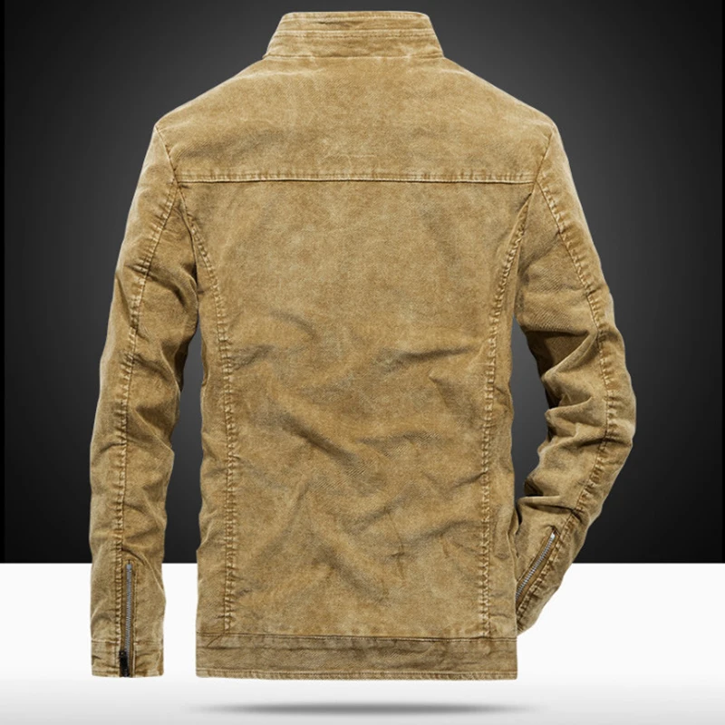 Ретро джинсовая куртка Для мужчин Slim Fit хлопковая Новый Повседневное ковбой