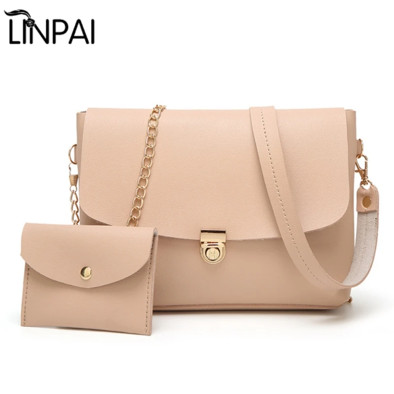 LINPAI 2 Pcs Women Shoulder Bag Purses Handbag Women Messenger Bags For ...