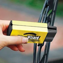 Car-Styling Wiper Cleaning Brush Car Windshield Wiper Wizard Blade Restorer with 5pcs Wizard Wipes Van Windscreen Cleaner