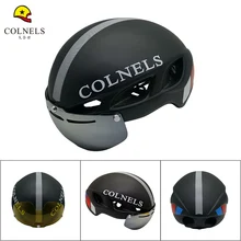 COLNELS Brand Bicycle Helmet Magnetic Goggle Cycling Helmet Ultralight Integrally-molded Adult Matte goggles Bike Helmet