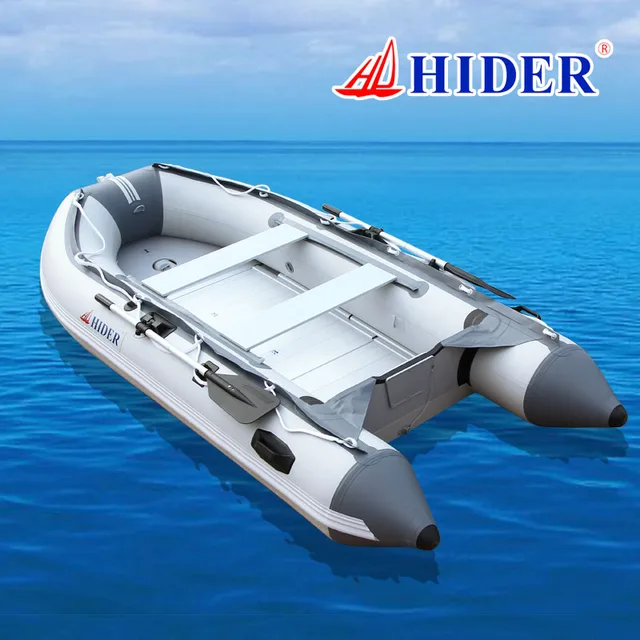 HIDER SD 270 cm 0.9 mm PVC Inflatable Boat Aluminum Floor and Beach