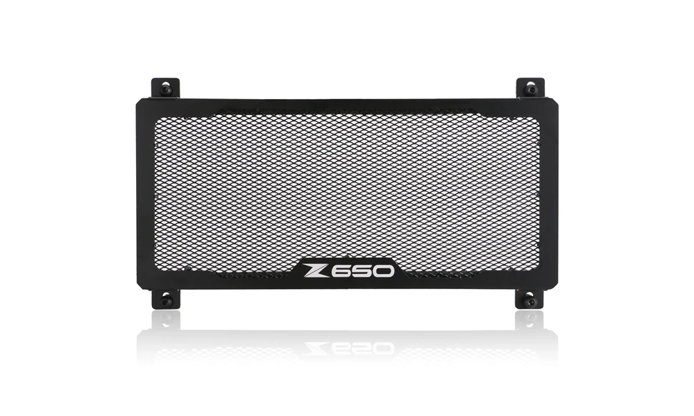 BLACK Motorcycle Radiator Guard Grille Oil Cooler Cover Street Bike Racing For KAWASAKI Z650 NINJA650 NINJA 650 - Цвет: Z650