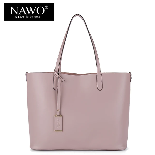 Nawo Red Casual Women Tote Bags Large Capacity Leather Handbags New Nawo Red Casual Women Tote Bags Large Capacity Leather Handbags New Fashion Famous Designer Brand Las