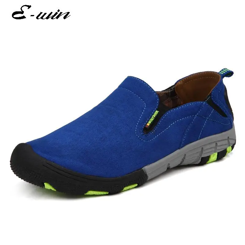 2016 Men Casual Shoes Loafers Slip On Shoes Breathable Outdoor Hikking Walking Shoes Men Size 39-44 zapatos